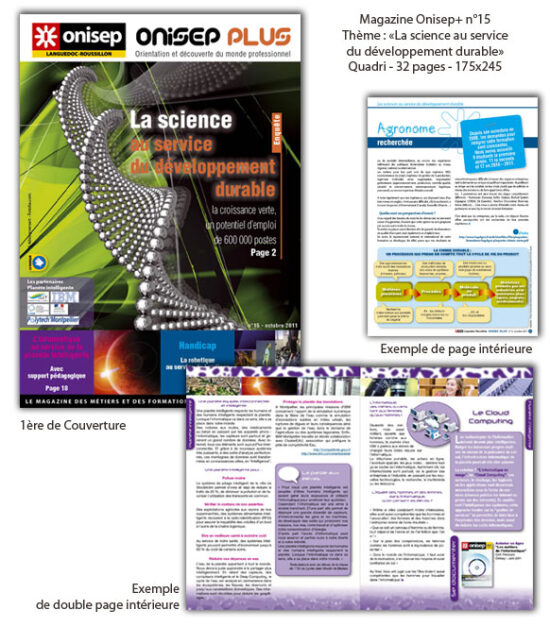 Magazine Onisep+ Theme Developpement Durable